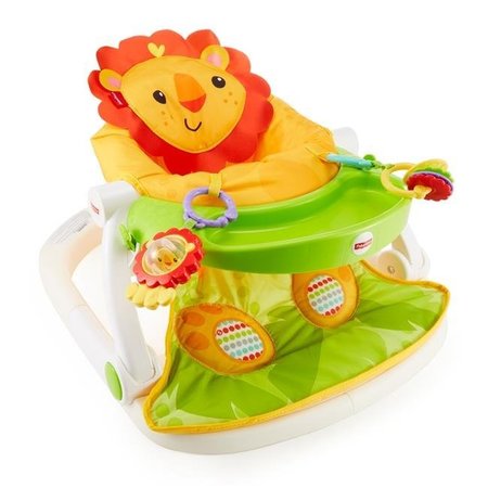FISHER-PRICE Fisher-Price FPR21 Sit-Me-Up Floor Seat with Toy Tray; Lion FPR21